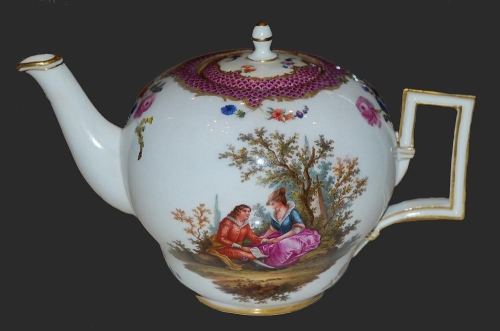 Imbryk Miśnia, XVIII w.,antyki, galeria żak, stara porcelana, antyczna porcelana, skup antyków