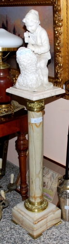 Kolumna, pocz. XX w., antyki, antyczna rzeźba, onyx, Galeria Żak