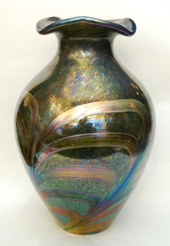 Wazon, Rosenthal Classic, antyki Warszawa, stare szkła, szkło iryzowane, secesja