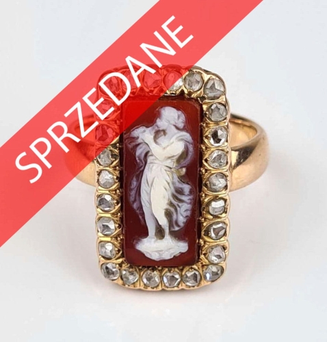 Pierścionek, dawna biżuteria, antyki