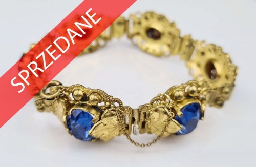Bransoletka secesyjna, dawna biżuteria, antyki, antyki Warszawa, skup antyków