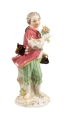Johann Kändler “Dandy with flowers”, Meissen, 19th century, antique Warsaw, antique porcelain, old porcelain, Galeria Żak, art, antiques