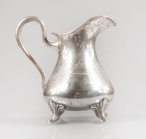 Milk jug, early 20th century, antique Warsaw, silver, old silver, Galeria Żak, art, antiques