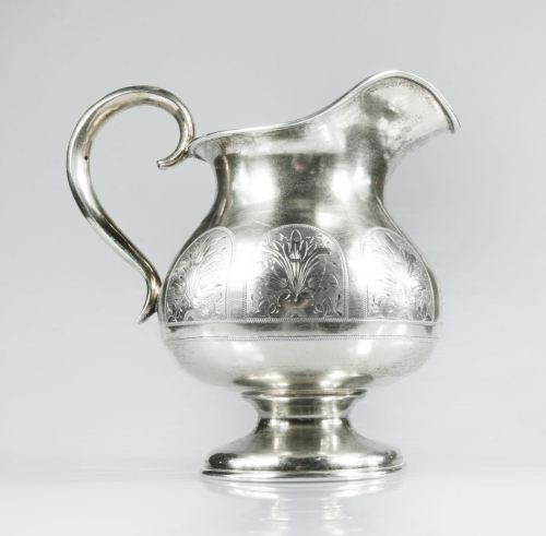Milk jug, Ivan Yefimovich Konstantinov, Moscow 1881 , antique Warsaw, silver, old silver, Galeria Żak, art, antiques