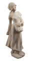 Girl sowing grain, early 20th century, antique Warsaw, antique sculptures, Galeria Żak, art, antiques