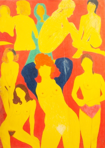 Jacenty Wójcik “Akty”, malarstwo współczesne, sztuka współczesna, abstrakcja, Galeria Żak, antyki Warszawa