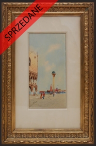 F.Noretti "Pałac Dożów w Wenecji", XIX w.