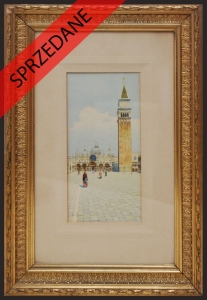 Emilio Boni "Plac Św. Marka w Wenecji"