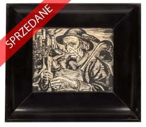 Władysław Skoczylas „Kobziarz – Stanisław Budz Lepsiok zwany Mrozem”, 1928 r.