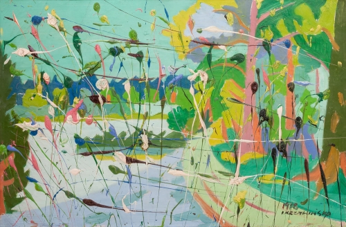 Irena Krzywińska "Necko", 1978 , antique Warsaw, antique paintings, Galeria Żak, art, antiques