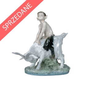 Christian Thomsen "Faun na koźle", Royal Copenhagen, 1959 r.