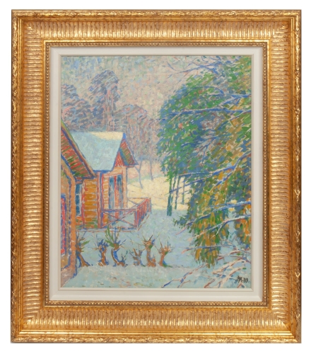 Jerzy Hulewicz “Pejzaż”, antyki Warszawa, skup antyków, dawne malarstwo, malarstwo aukcyjne, malarstwo polskie, Galeria Żak