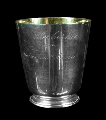 Cup, Moscow, 1893 , antique Warsaw, silver, old silver, Galeria Żak, art, antiques