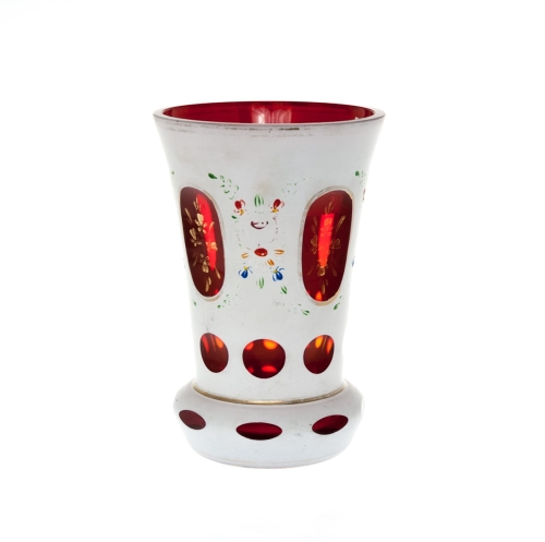 Rummer, 19th century , antique Warsaw, glass, old glass, Galeria Żak, art, antiques