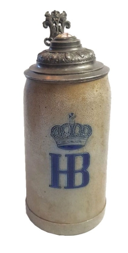 Beer mug, Hofbräuhaus, Munich, Germany, early 20th century, antique Warsaw, decorative objects, antique home decorations, Galeria Żak, art, antiques
