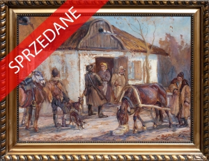 Jan Erazm Kotowski "Przed karczmą"