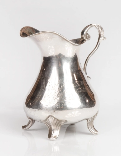 Milk jug, 19th/20th century, antique Warsaw, silver, old silver, Galeria Żak, art, antiques