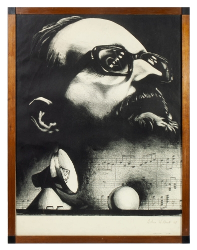 Antoni Witkowski „Penderecki”, 1968 , antique Warsaw, antique paintings, Galeria Żak, art, antiques