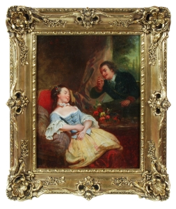  “Interior scene”, 19th century 
