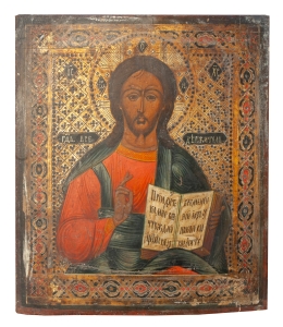 Christ Pantocrator Icon, Russia, 19th century
