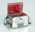 Jewelry casket, WMF, after 1906 , antique Warsaw, silver, old silver, Galeria Żak, art, antiques