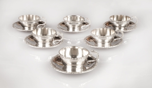 Coffee service, Austria-Hungary, 19th/20th century, antique Warsaw, antique porcelain, old porcelain, Galeria Żak, art, antiques