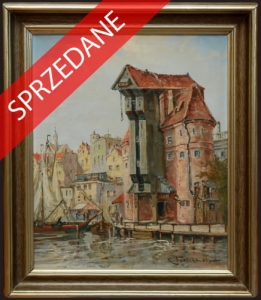 Karl Sattelmair "Żuraw gdański", ok. 1930 r.