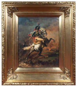 Piotr Michałowski "Cuirassier on the horse"