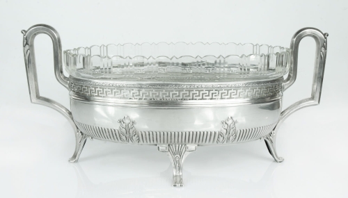 Jardiniere, Wilhelm Binder, Schwäbisch Gmünd, Germany, 20th , antique Warsaw, silver, old silver, Galeria Żak, art, antiques