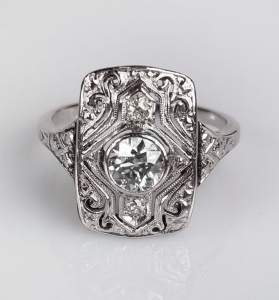 Art deco ring, 1920 