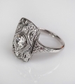 Art deco ring, 1920 
, antique Warsaw, jewelry, old jewelry, Galeria Żak, art, antiques