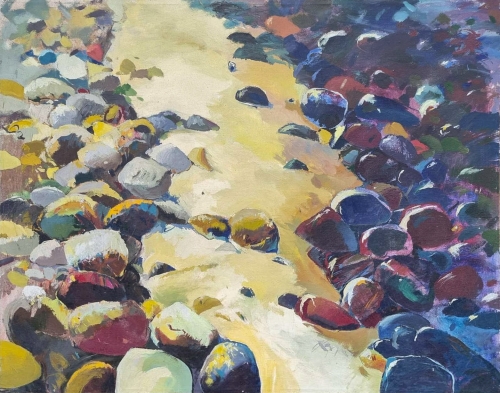 Piotr Brydak "Stones", 1998/99, antique Warsaw, antique paintings, Galeria Żak, art, antiques