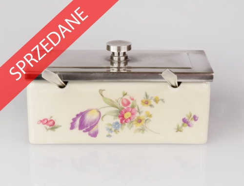 Pojemnik na konfitury, Rosenthal, Wellner, lata 1920-1930 , antyki Warszawa, skup antyków, porcelana, stara porcelana, Galeria Żak