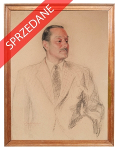 Aniela Pawlikowska "Portret dżentelmena",  1952 r.