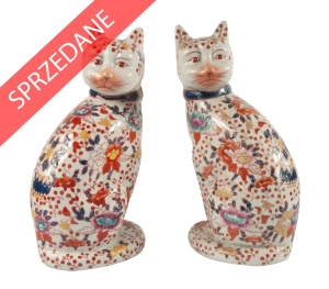 Para kotów Imari, Japonia, XX w. 