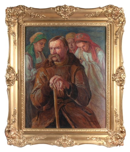 Józef Krasnowolski “Senior”, antique Warsaw, antique paintings, Galeria Żak, art, antiques