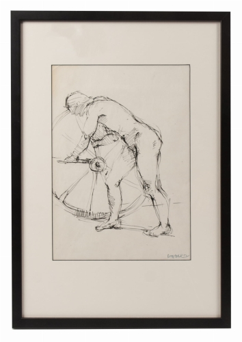 Małgorzata Kałaska-Kocurkiewicz “Nude”, antique Warsaw, antique paintings, Galeria Żak, art, antiques