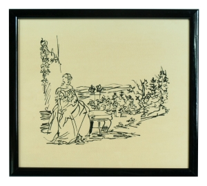 Antoni Uniechowski “Lady in the garden”