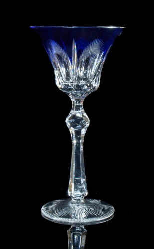 Wine glass, 20th century, antique Warsaw, antique home decorations, Galeria Żak, art, glass
