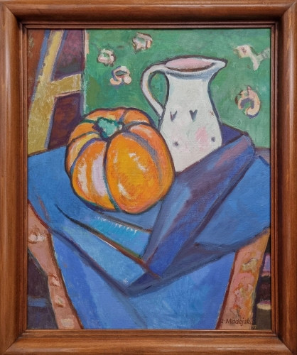 Zygmunt Madejski "Martwa natura", 1977 r., koloryzm polski, Tymon Niesiołowski, malarstwo aukcyjne