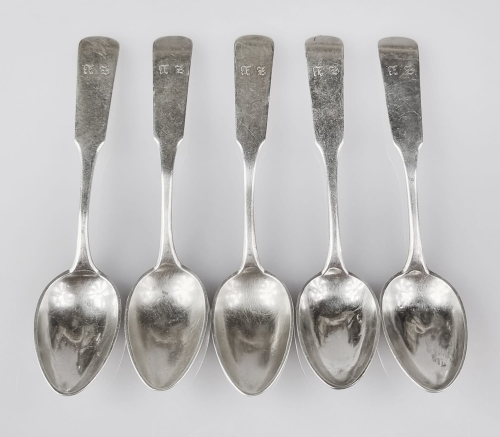 Spoons, Ludwik Nast, Warsaw, 1883, antique Warsaw, silver, old silver, Galeria Żak, art, antiques
