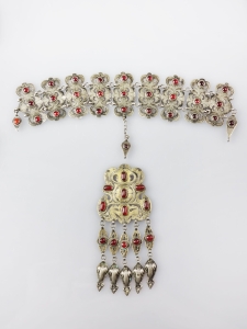 Turkmen tribal jewelry, 19th/20th century 