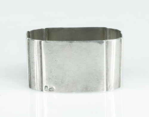 Serwetnik, Belgia, ok. 1920-1930 , antyki Warszawa, skup antyków, srebra, dawne srebra, Galeria Żak