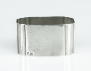 Napkin ring, Belgium, circa 1920-1930