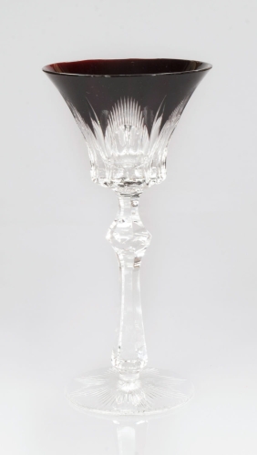 Wine glass, 20th century, antique Warsaw, antique home decorations, Galeria Żak, art, glass