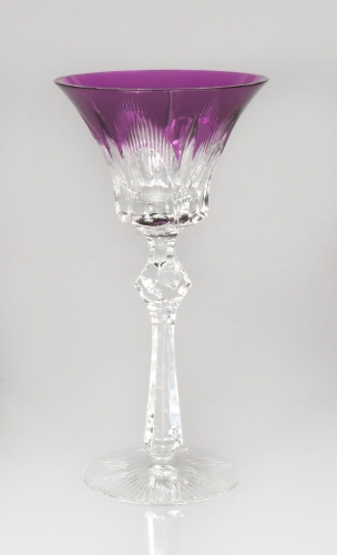 Wine glass, 20th century, antique Warsaw, antique home decorations, Galeria Żak, art, glass