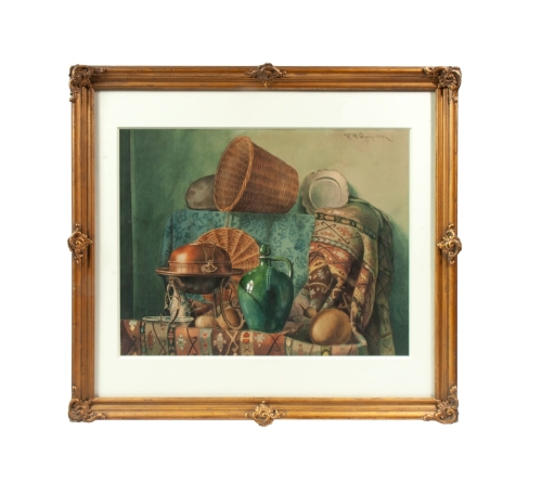 Feliks Michał Wygrzywalski "Still life", antique Warsaw, antique paintings, Galeria Żak, art, antiques