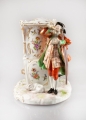 Lady in a litter, KPM, Berlin, 18th/19th century
, antique Warsaw, antique porcelain, old porcelain, Galeria Żak, art, antiques