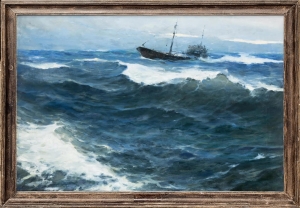 Eugeniusz Skitalcew "Boat on the Baltic Sea”