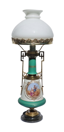 Lamp, 20th century , antique Warsaw, antique porcelain, old porcelain, Galeria Żak, art, antiques